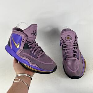 Nike Kyrie Infinity Amethyst Wave Sneakers Boy 6.5 Purple Lace Up Athletic Shoes